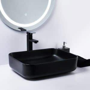Econokit Vulkan NCN paquete lavabo llave cuadrada contra negros y céspol - Imagen 2