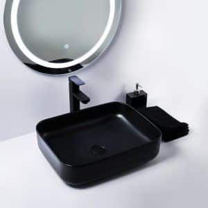 Econokit Vulkan NCN paquete lavabo llave cuadrada contra negros y céspol - Imagen 1