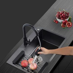 Econokit One NN Paquete Tarja negra fregadero llave negra cocina contra y céspol - Imagen 4