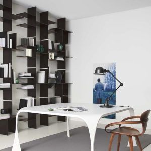Repisas Free organizadoras negras diseño italiano madera melamina 2 pcs 60 x 60 cms c/u - Imagen 5