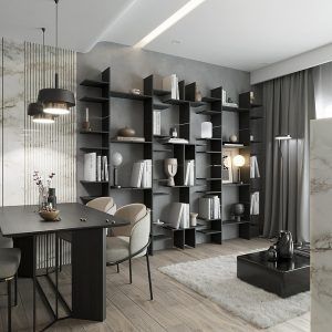 Repisas Free organizadoras negras diseño italiano madera melamina 2 pcs 60 x 60 cms c/u - Imagen 3
