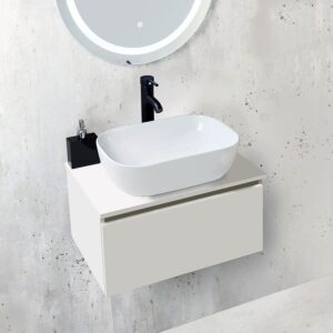 Blanco / Lavabo ovalado
