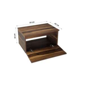 Mueble moderno para baƱo Astra lavabo negro listo para instalar 3 colores - Imagen 6