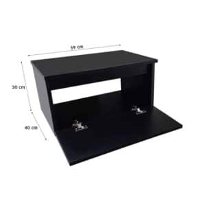 Mueble moderno para baƱo Astra lavabo negro listo para instalar 3 colores - Imagen 8