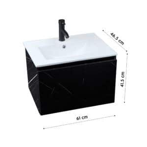 Mueble moderno para baño Buna listo para instalar 3 colores - Imagen 6