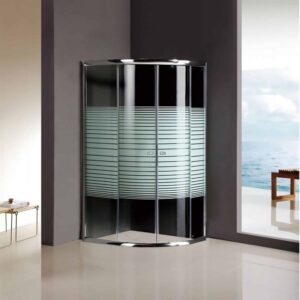 Cancel para baño curvo sin base 90 x 90 x185 CA-009R
