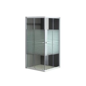 Cancel para baño cuadrado sin base 90 x 90 x 185 CA-011R - Imagen 4