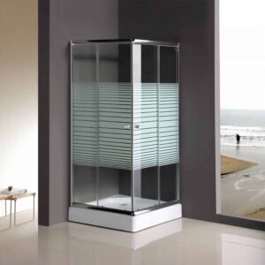 Cancel para baño cuadrado con base 90 x 90 x 195 CA-008R