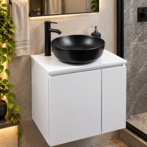 Mueble moderno para baño Bliss Svart N listo para instalar