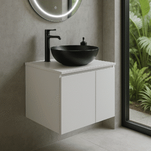 Mueble moderno para baño Bliss Svart N listo para instalar