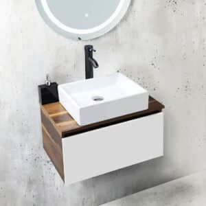 Mueble moderno para baño con luz Antara Platz listo para instalar varias combinaciones