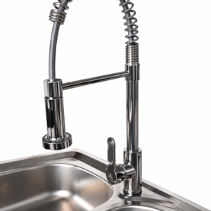 Econokit Stahl Paquete Tarja profesional fregadero doble llave cocina contras y céspol - Imagen 7