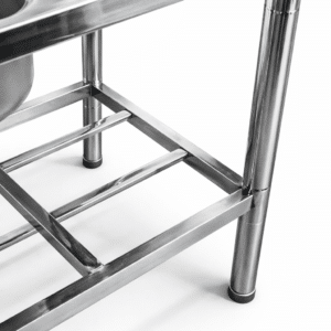 Econokit Stahl Paquete Tarja profesional fregadero doble llave cocina contras y céspol - Imagen 8