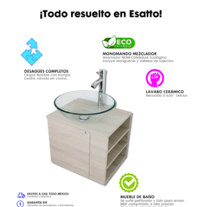 MUEBLE PARA BAÑO MODERNO DTUA DROP 5 PLUS - Imagen 8