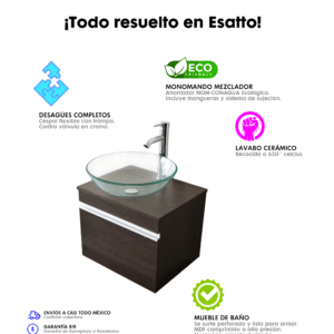 MUEBLE PARA BAÑO MODERNO DBTA DROP - Imagen 8
