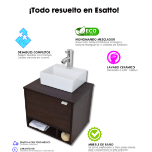 MUEBLE PARA BAÑO MODERNO DCTA LUFT - Imagen 8
