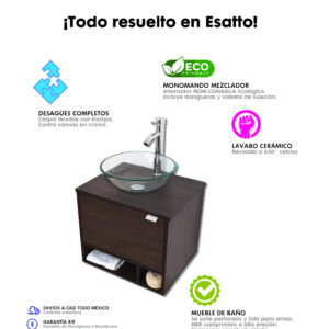 MUEBLE PARA BAÑO MODERNO DCTA DROPPIE - Imagen 8