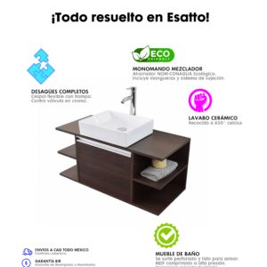 MUEBLE PARA BAÑO MODERNO DETC PLATZ - Imagen 8