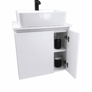 Mueble moderno para baño Bliss Fidem N listo para instalar (incluye lavabo, llave y desagües) - Imagen 8