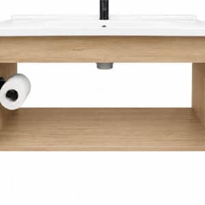 Mueble moderno para baño Cursa N listo para instalar (incluye lavabo, llave y desagües) - Imagen 8